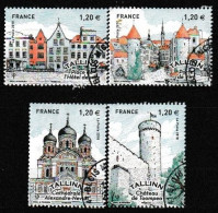 FRANCIA 2018 - YV 5212/15 - Cachet Rond - 2010-.. Matasellados