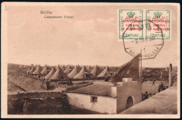 Marruecos - Edi O TP 74 Pareja - Postal "Melilla - Campamento Tifasor" + Mat "AMB 02/03/30 1- Nador - Melilla" - Spanish Morocco