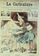 La Caricature 1880 N°  49 Publics De Paris Trock Jardin D'Acclimitation Robida - Magazines - Before 1900