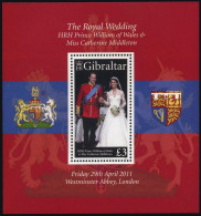 Gibraltar 1283,MNH. Wedding Of Prince William & Catherine Middleton,2011. - Gibraltar