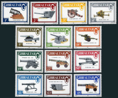 Gibraltar 508-520, MNH. Michel 525-537. Guns And Artillery, 1987. - Gibraltar