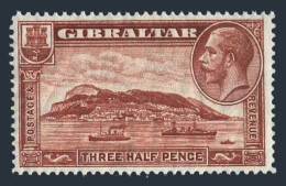 Gibraltar 97, MNH. Michel 97A. King George V. Rock Of Gibraltar. - Gibraltar