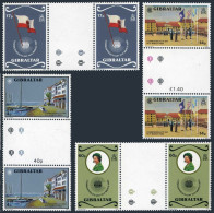 Gibraltar 443-446 Gutter,MNH.Michel 459-462. Commonwealth Day 1983,Scouts,Sail. - Gibraltar