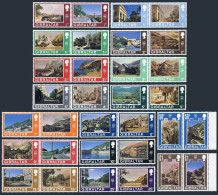 Gibraltar 241-272 Pairs, MNH. Mi 244-275. 19th-century Print & Modern Views.1971 - Gibilterra