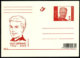 Belgique - Entiers Postaux - Cartes Illustrées N° 84/1 # GUY LEFRANC 1952-2002 - Bandes Dessinées