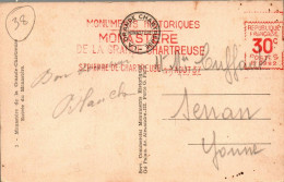 N°781 W -EMA Rouge -monastère De La Grande Chartreuse- - Freistempel