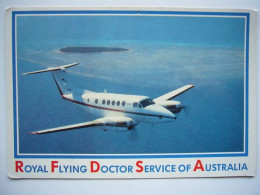 Avion / Airplane / ROYAL FLYING DOCTOR SERVICE / Beech Craft King Air B200 / Airline Issue / Size : 11X16,5cm - 1946-....: Era Moderna