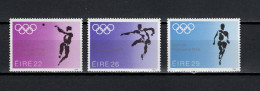 Ireland 1984 Olympic Games Los Angeles, Athletics Set Of 3 MNH - Estate 1984: Los Angeles