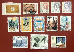 1999 And 2000 - Italian Republic (13 New And Used Stamps) - ITALY STAMPS - 1991-00: Neufs