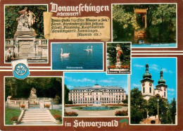 73927393 Donaueschingen Marmorgruppe An Der Donauquelle Junge Donau Park Schwaen - Donaueschingen