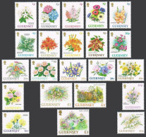 Guernsey 476-497, MNH. Michel 557-566, 598-607, 634. Flowers 1992-1996. - Guernesey