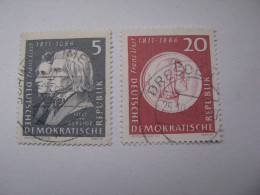 DDR  857 , 859  O - Used Stamps