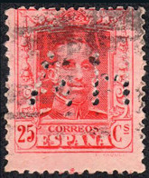 Madrid - Perforado - Edi O 317 - "AH" (Material Eléctrico) - Used Stamps