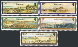 Guernsey 320-324, MNH. Michel 335-339. Watercolors By Paul Jacob Naftel, 1985. - Guernsey