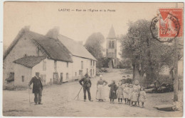 LASTIC - Rue De L'Eglise Et La Poste - Other & Unclassified