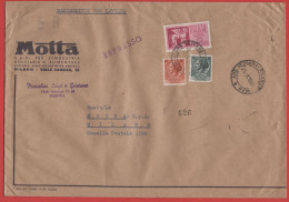 ITALIA - Storia Postale Repubblica - 1960 - 80 Antica Moneta Siracusana + 5 Antica Moneta Siracusana + 75 Cavalli Alati - 1946-60: Poststempel