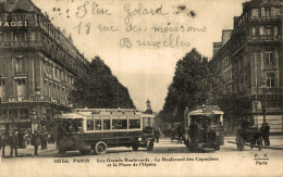 RARE PARIS LE BOULEVRD DES CAPUCINES ET LA PLACE DE L'OPERA - Distrito: 09