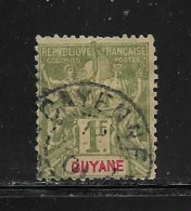 GUYANE    ( DIV - 415 )   1892   N° YVERT ET TELLIER   N°  42 - Usati