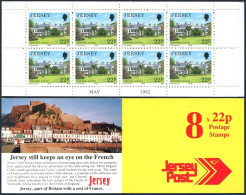 Jersey 495a Booklet,MNH.Michel 502 H-b. Samares Manor,1990. - Jersey