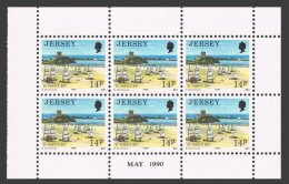 Jersey 487a Pane,MNH.Michel 469 H-b. St Ouen's Bay,1990. - Jersey