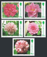 Jersey 703-707,MNH.Michel 688-692. Flowers 1995.Camellias. - Jersey