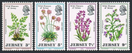 Jersey 61-64,hinged.Michel 61-64. Wild Flowers 1972.Fern,Thrift,Orchid,Vipers, - Jersey