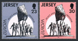 Jersey 708-709,MNH.Michel 693-694. EUROPE CEPT-1995.Liberation,by Philip Jackson - Jersey