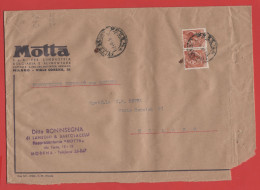 ITALIA - Storia Postale Repubblica - 1960 - 2x 80 Antica Moneta Siracusana - Viaggiata Da Modena Per Milano - 1946-60: Marcophilie