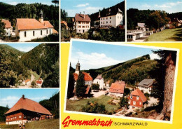 73927273 Gremmelsbach_Triberg Kirche Panorama Teilansichten - Triberg