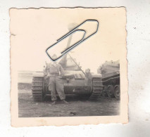 PHOTO CHAR TANK AMX 13 DU 4 Ieme RI EL HAJEB 1957 - Krieg, Militär