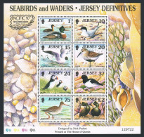 Jersey 785b Sheet,MNH.Michel Bl.15-I. PACIFIC-1997.Merganser,Tern,Gull,Puffin, - Jersey