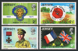 Jersey 53-56,MNH.Michel 53-56. British Legion,50.1971.Lion Emblem,Jack Counter, - Jersey