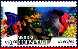 Ref. MX-2374 MEXICO 2004 - CONSERVATION - REEFS,FISH, (10.00P), MNH, NATURE 1V Sc# 2374 - Mexiko