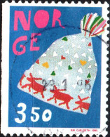 NORVEGIA, NORWAY, NATALE, 1995, USATI Mi:NO 1200, Scott:NO 1113, Yt:NO 1157 - Usados