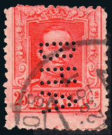 Madrid - Perforado - Edi O 317 - "BHA" Grande (Banco) - Used Stamps