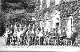 CPA CANTERBURY MARIST BROTHERS COLLEGE LES CYCLISTES TRES TRES BELLES ANIMATIONS - Canterbury