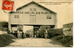 CPA.26.DRÔME.MONTÉLIMAR.LES ENTREPÔTS DE DÉMÉNAGEMENTS LADREYT FRERES. - Montelimar