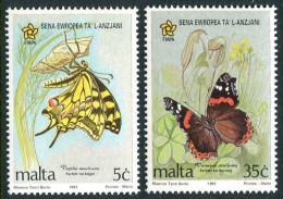 Malta 823-824, MNH. Michel 914-915. Butterflies 1993. - Malta