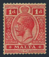 Malta 68,mint No Gum. Michel 58. Definitive 1922. King George V. - Malte