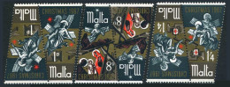 Malta 375-377 Tete-beche, MNH. Michel 364-366. Christmas 1967, Nativity. - Malta