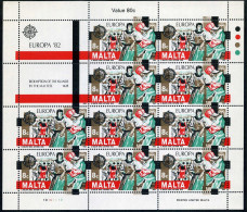 Malta 614-615 Sheets,MNH.Michel 661-662. EUROPE CEPT-1982,Redemption,1428. - Malta