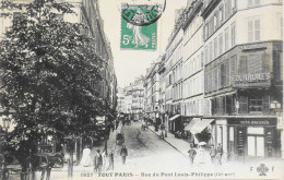 CPA. [75] > TOUT PARIS > N° 1927 - Rue Du Pont Louis Philippe - (IVe Arrt.) - 1909 - Coll. F. Fleury - TBE - District 04