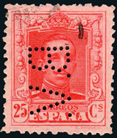 Madrid - Perforado - Edi O 317 - "B.V" (Banco Vizcaya) - Usados