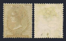 Malta 4 Wmk 1 Aniline,hinged.Michel 2. Queen Victoria. Definitive 1874. - Malte