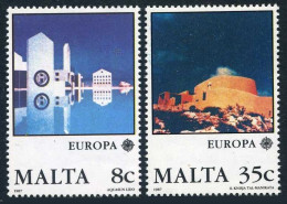 Malta 694-695, MNH. Michel 766-767. EUROPE CEPT-1987. Modern Architecture. - Malta