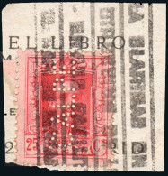 Madrid - Perforado - Edi O 317 - Fragmento "CALPE" (Editorial) - Used Stamps