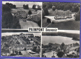 Carte Postale 35. Paimpont Chateau De Trécesson Chateau De Brocéliande  Le Bourg   Très Beau Plan - Andere & Zonder Classificatie