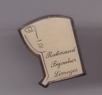 Pin's Ratinaud Bijoutier à Limoges Visage Femme Réf 1591 - Ciudades