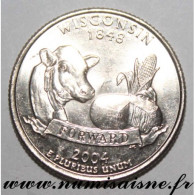 ETATS UNIS - KM 359 - 1/4 DOLLAR 2004 D - Denver - WISCONSIN - SPL - 1999-2009: State Quarters