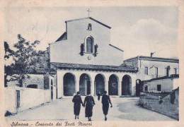 Cartolina Sulmona ( L'aquila ) Convento Dei Frati Minori - L'Aquila